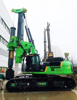 China Construction worksÂ   Tysim KR300DS Hydraulic Rotary Drilling Rig With Max Depth 26m And Diameter 2000mm for sale