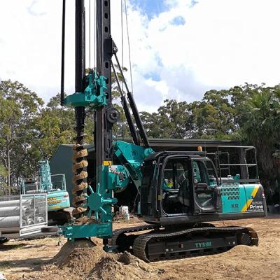 China Construction worksÂ   CFA KR80M Pile Driving Rigs .borehole rotary drilling rig price hydraulic long spiral drilling rig construction works for sale