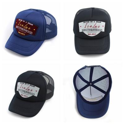 China High Profile Variety Free Sample Foam and Mesh Fabric Baseball Cap COMMON COMMONS, Patch Embroidered Logo Trucker Hat Hat for sale