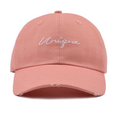 China JOINT Sports Gym Hats Vintage Workout Women Distressed Hats for sale