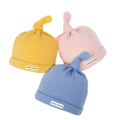 China Imitate Animal To Imitate Newest Candy Animal Color Knitted Cotton Fleece Beanie Baby Hat Cute Autumn Warm Winter Hats for sale