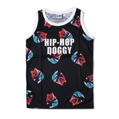 China Custom Print Anti Pilling Men's Tank Top, Wholesale Funny Pattern Tank Top, Shirt Dry Fit Tank Top for sale