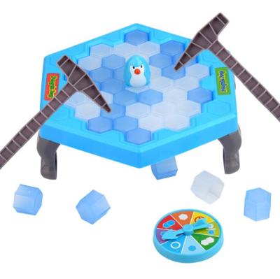 China Playing Promotional Savings Penguin Breaking Ice Game Ice Penguin Trap Educational Toys for sale