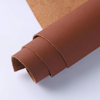 China Waterproof High End Leather Micro Brown Suede Fabric , Leather Artificial Suede For Car Seat for sale