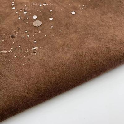 China Free Sample Waterproof Microfiber Suede Leatherette Roll Synthetic Waterproof Leather For Motorcycle Seat for sale