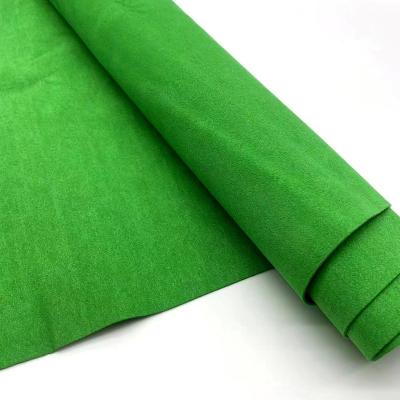 China Widely waterproof usedfaux reasonable price suede vinyl suede leather printed fabric for sale