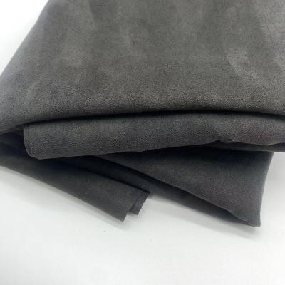 China Package Box Waterproof Microfiber Artificial Suede Leather , Microfiber Suede Fabric for sale