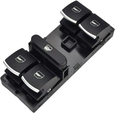 China LONNI ABS Plastic Window Power Switch Front Main Left Hand Part Driver Side 5ND959857 Use For VW CC Jetta Golf Passat Tiguan Touran 5K4959857B for sale