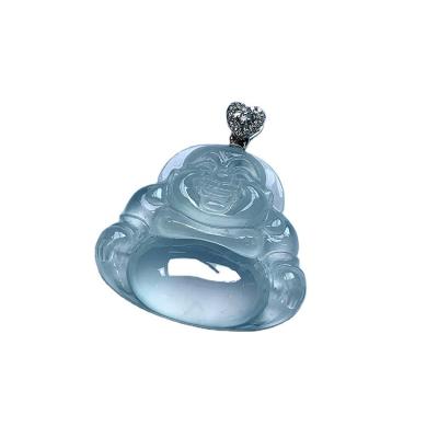 China CLASSIC New Style Natural Jade Carving Gorgeous Jewelry High Quality Jade Buddha Pendant for sale