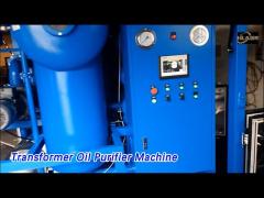 Industrial Transformer Oil Purifier Machine 100 L/min Vacuum Centrifuging