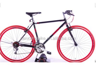 China Road bike/700C steel hybrid bike/racing bicycle/21sp bike for sale