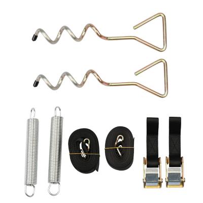 China Easily Installation RV Heavy Duty Pre-Ritched Tent Anchor Kit Sunshade Accessories Sturdy Cam Buckles With Thick Straps for sale