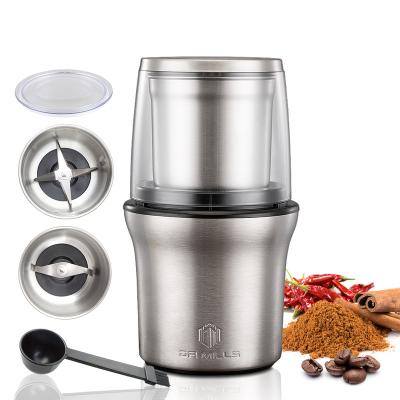 China Household Electric Removeable 70g Capacity Cup Coffee Bean Grinder Portable Coffee Spice Grinder for sale