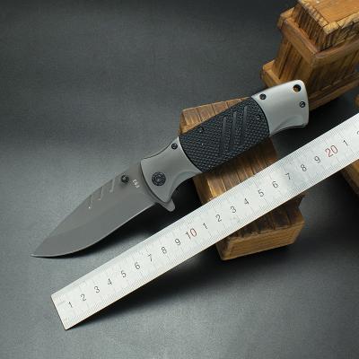 China Outdoor Carbon Steel Bushcraft Non-variable Hunting Knife Wide For Daily Camping Survival Fishing Pocket Knife With Aluminum Anti-Skid Handle for sale