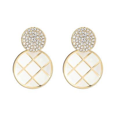 China Fashionable Autumn And Winter New Trendy High-end High-end Earrings Around The Personality Earrings for sale