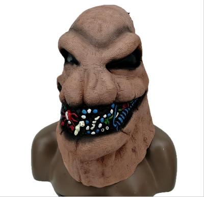 China Latex Horror Cosplay DisplayHalloween Party Mask Latex Oogie Boogie Masks Christmas Ghost Room Decorations Cosplay Display for sale