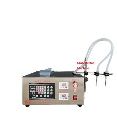 China Hot Selling Semi-automatic Two Heads Products Self-priming Fragrant Oil Filling Machine for sale