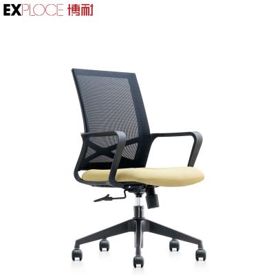 China Wholesale Ergonomic Design Mesh Meeting Hall Chair Silver Adjustable (Height) Powder Coating Frame Office Visitor Chair Stacking Chairs Cheap for sale