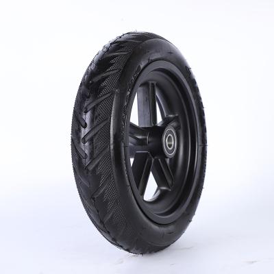 China Aluminum alloy beach cruiser wheel rubber craft tire bicycle wheel 8.5 inch solid tire drive fat go cart wheel for sale