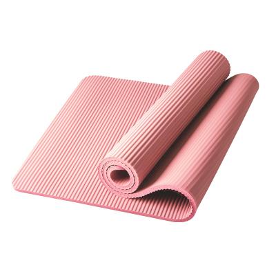 China Best Selling Nbr Cheap Non Slip Eco Friendly Custom 10Mm NBR Yoga Mat for sale