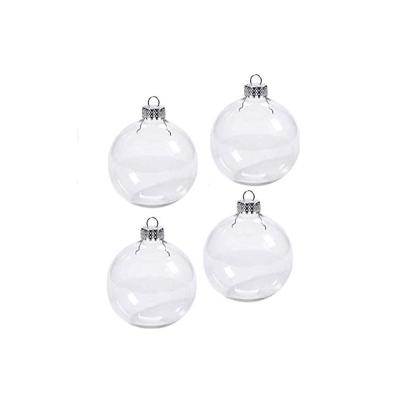 China PVC OEM Factory Yiwu Supplier Clear Glass Christmas Ball Ornaments Christmas Decoration Ball With Snow Christmas Tree for sale