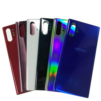 China Plastic For Samsung Galaxy Note 10 Plus 10+ Battery Case Back Cover Door Housing Glass Back Replacement Part For Samsung Note10 Plus for sale