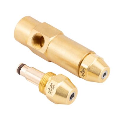 China Waste Oil Heavy Oil Boiler Parts, Boiler Alcohol Based Gasoline Nozzle, Waste Oil Air Burner Siphon Spray Brass Nozzle for sale