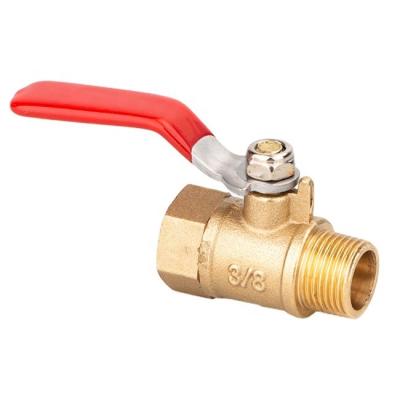 China General Brass Ball Valve Long Handle Thickened Inner And Outer Threaded Ball Switch Water Valve Tap for sale