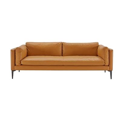 China Passionate Modern Italian Leather Tufted Sofa Luxury Ireland for sale