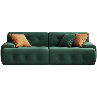 China Modular High End Design Italian Modular Sofa Luxury Low Armrest for sale