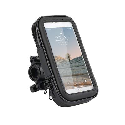 China Adjustable High Quality Waterproof Mobile Phone Case Bag Phone Holder Scooter Hand-bar Mount for sale