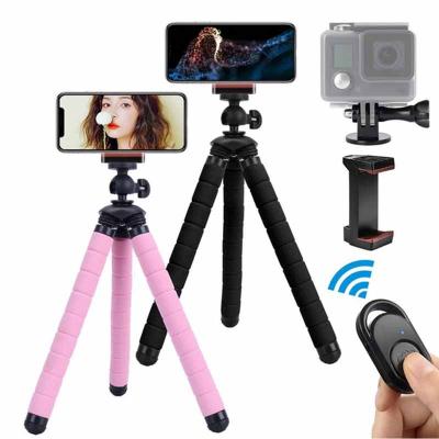 China PORTABLE Octopus Shape Premium Flexible Amazon Phone Tripod with Wireless Remote, Mini Tripod Stand for Cameras/GoPros/Mobile Devices for sale