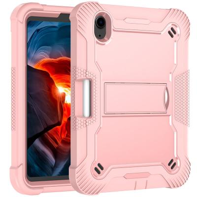 China Well Protection 2021 Tablet Cover 8.4 Inch Case For Ipad mini6 Soft Silicone 3 Layers Case For iPad Mini 6 Cases for sale