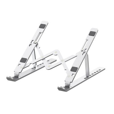 China Factory Price Desktop Adjustable Ergonomic Aluminum Notebook Stand Detachable Laptop Stand For 10-15.6