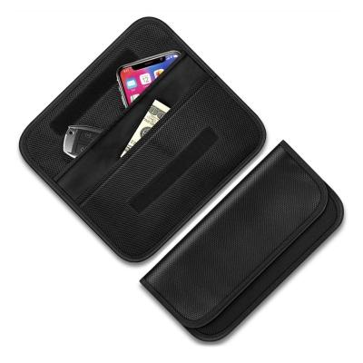 China Fashion Faraday Bag RFID Protector Credit Card Holder Case For Phones Car Security With RFID Blocking Sleeves for sale