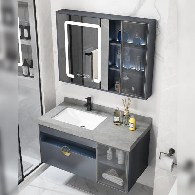 China Quality Price Guarantee Modern Lacquer Suitable Bathroom Cabinet With Mirror for sale