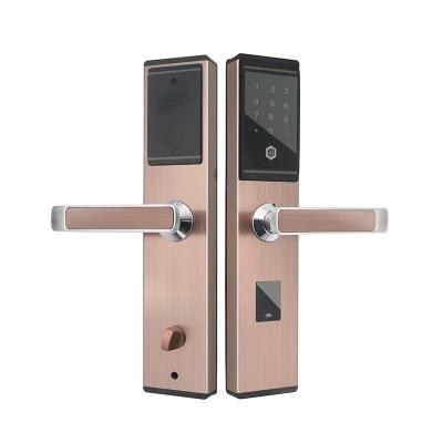 China 38-70mm Stardard Smart Digital Fingerprint Door Knob Cylinder Lock Security Smart Lock for sale