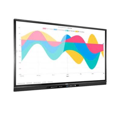 China Self Service Business 55 65 75 85 Inch Touch Infrared Smart Whiteboard Screen Interactive Panel for sale