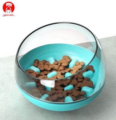 China Sustainable Dog Cat Food Bowls Portable Feeding Food Bowls For Puppies Prevent Obesity Slow Pet Feeder for sale