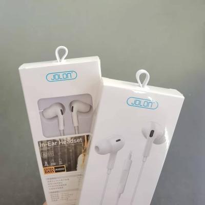 China Cheap headband hot sale earphone earbuds wired earphone earbuds 3.5mm cable retail package for sale