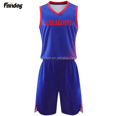 China USA Antibacterial Antibacterial White Team Sublimation Basketball Uniform Tank Breathable Quick Dry Top for sale