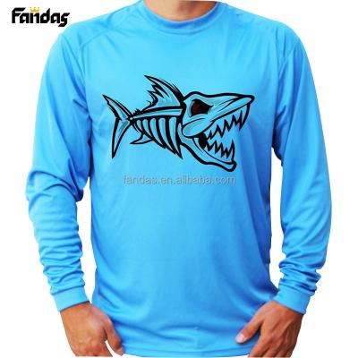 China Custom Antibacterial Antibacterial Plus Size T Shirts Fishing Shirt Fishing Wear for sale