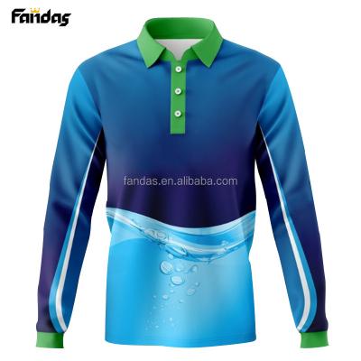 China Antibacterial Antibacterial Plus Size Mens Polo Shirts 100% Polyester Fabric Fishing Shirt for sale