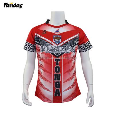 China Customized Design Antibacterial Digital Antibacterial Printing Sublimation Rugby Tank Top Sets Rugby Uniforms Shirt for sale