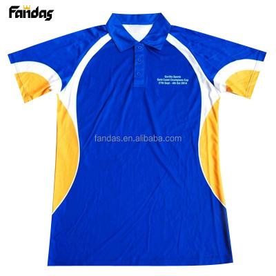 China Polyester Sublimation Polyester Boys Polo T-shirts& Polo Shirts Shirts for sale