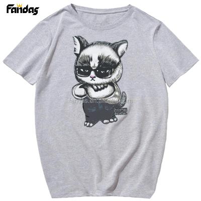 China Wholesale Cotton Mens T-shirt Custom Printing Blank Cotton T-Shirts For Sale for sale