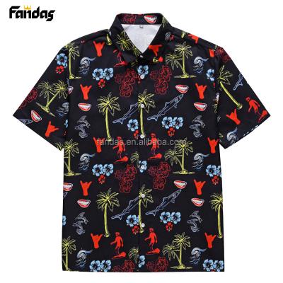 China Polyester Fabric + 100% Polyester Spandex + Polyester Fabric Mens Shirts Sublimation Blanks Shirt for sale