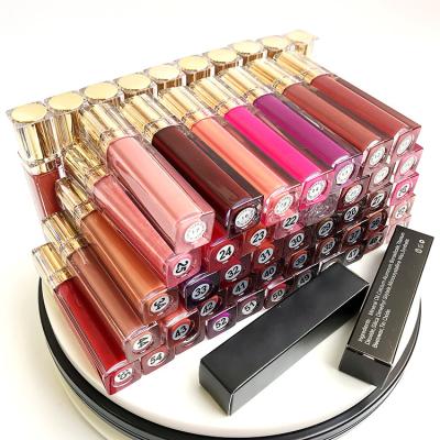 China Waterproof 55 Colors Glitter Lip Gloss Private Label Lip Gloss Custom Lip Gloss Glitter Lip Gloss for sale