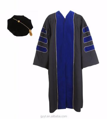 China England Academic Regalia Ceremonial Robes Doctoral / PHD Graduation Dress for sale