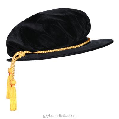 China Wholesale british style halberdier / birretum phd verified graduation hat for sale